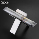 2pcs Stainless Steel Cigar Holder Portable Folding Cigarette Holder, Cigarette Holder Silver Cigarette Holder Silver