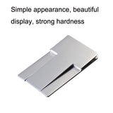 2pcs Stainless Steel Cigar Holder Portable Folding Cigarette Holder, Cigarette Holder Silver