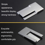 2pcs Stainless Steel Cigar Holder Portable Folding Cigarette Holder, Cigarette Holder Silver