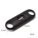 2pcs Portable Stainless Steel V Shaped Plastic Cigar Cutter Opening Hole, Cigar Cutter Opening Hole