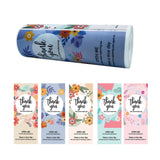 Floral Thank You Label Sticker Handicraft Decoration Small Gift Sticker