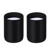 2pcs/set Furniture Carbon Steel Wraparound Heightening Foot Pad, Style:, Round 4x5cm (Black), Round 4x5cm (Brown), Round 6x5cm (Black), Round 6x5cm (Brown), Round 6x10cm (Black), Round 6x10cm (Brown), Square 4x5cm (Black), Square 4x5cm (Brown)         ... Round 4x5cm (Black)