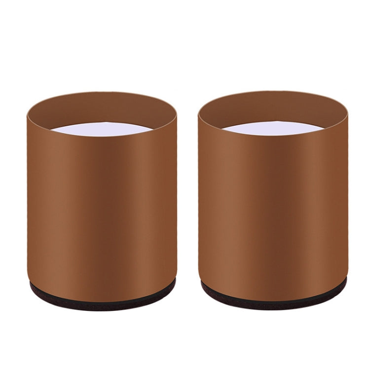 2pcs/set Furniture Carbon Steel Wraparound Heightening Foot Pad, Style:, Round 4x5cm (Black), Round 4x5cm (Brown), Round 6x5cm (Black), Round 6x5cm (Brown), Round 6x10cm (Black), Round 6x10cm (Brown), Square 4x5cm (Black), Square 4x5cm (Brown)         ... Round 6x10cm (Brown)