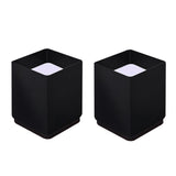 2pcs/set Furniture Carbon Steel Wraparound Heightening Foot Pad, Style:, Round 4x5cm (Black), Round 4x5cm (Brown), Round 6x5cm (Black), Round 6x5cm (Brown), Round 6x10cm (Black), Round 6x10cm (Brown), Square 4x5cm (Black), Square 4x5cm (Brown)         ... Square 4x5cm (Black)