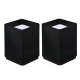 2pcs/set Furniture Carbon Steel Wraparound Heightening Foot Pad, Style:, Round 4x5cm (Black), Round 4x5cm (Brown), Round 6x5cm (Black), Round 6x5cm (Brown), Round 6x10cm (Black), Round 6x10cm (Brown), Square 4x5cm (Black), Square 4x5cm (Brown)         ... Square 6x10cm (Black)