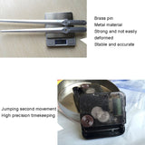 M030 India Digital Hanging Clock Home Decoration DIY Acrylic Clock, M030 (Black), M030 (Silver)