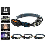 XPG+COB Induction Headlight Type-C Rechargeable Head Lamp, W690-1, W690-2, W691-1, W691-2