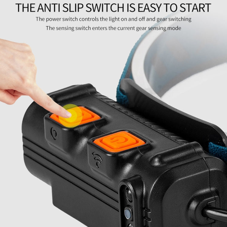 XPG+COB Induction Headlight Type-C Rechargeable Head Lamp, W690-1, W690-2, W691-1, W691-2