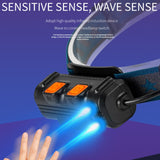 XPG+COB Induction Headlight Type-C Rechargeable Head Lamp, W690-1, W690-2, W691-1, W691-2