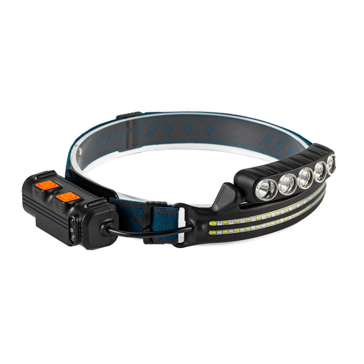 XPG+COB Induction Headlight Type-C Rechargeable Head Lamp, W690-1, W690-2, W691-1, W691-2 W691-1