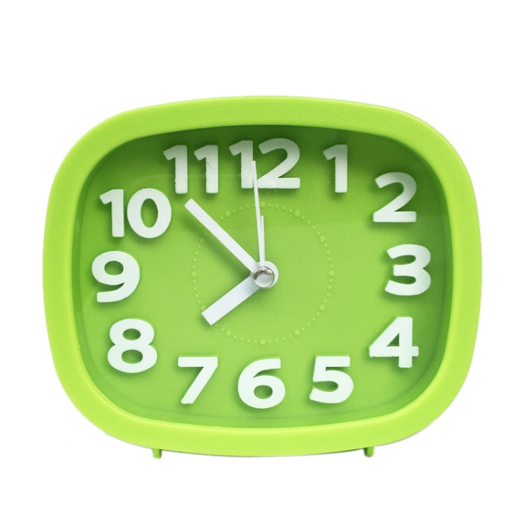Square Candy Color Stereo Digital Silent Alarm Clock Children Student Alarm Clock, Square (Pink), Square (Red), Square (Green), Square (Blue), Square (Black)