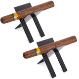 2pcs Stainless Steel Cigar Holder Portable Folding Cigarette Holder, Cigarette Holder Black Cigarette Holder Black