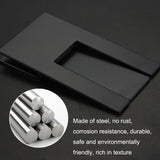 2pcs Stainless Steel Cigar Holder Portable Folding Cigarette Holder, Cigarette Holder Black