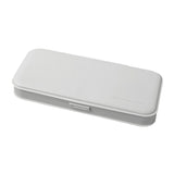 WJ-WJH-2 Plastic Compartment Large-capacity Shatter-resistant Flip-top Stationery Box, Pink, Blue, White, Grey