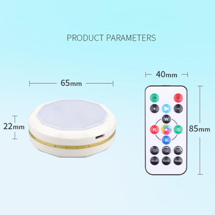 TL004-RGB USB Charging RGB Light Effect Ambient Light with Remote Control, TL004-RGB (Black Gold), TL004-RGB (White Silver)