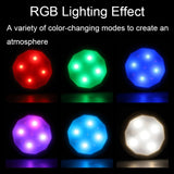 TL004-RGB USB Charging RGB Light Effect Ambient Light with Remote Control, TL004-RGB (Black Gold), TL004-RGB (White Silver)