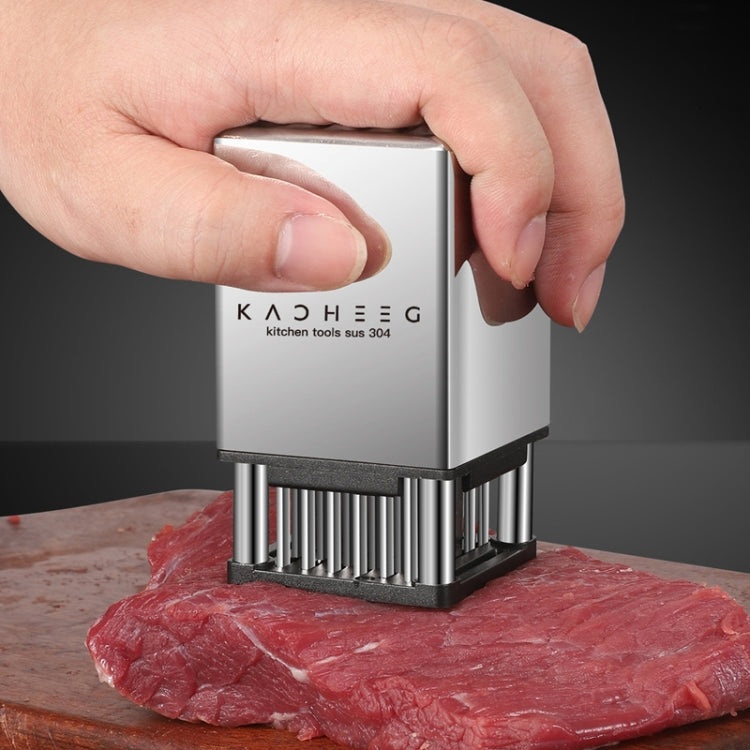 Kacheeg Stainless Steel Steak Tenderizer Double-sided Meat Looper, Style:, Double-sided Meat Looper