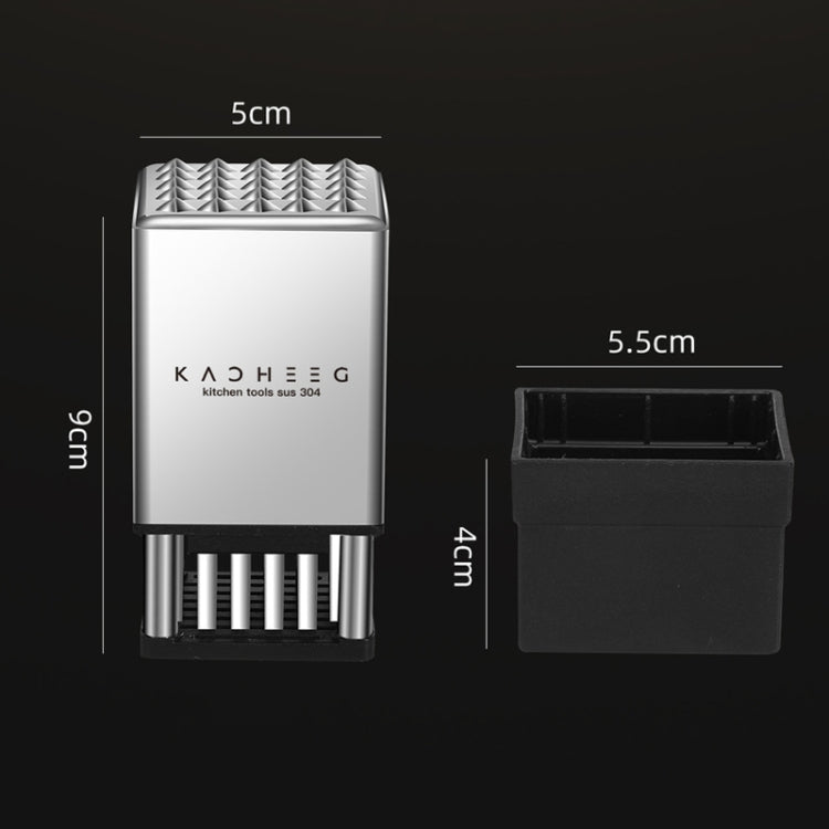 Kacheeg Stainless Steel Steak Tenderizer Double-sided Meat Looper, Style:, Double-sided Meat Looper