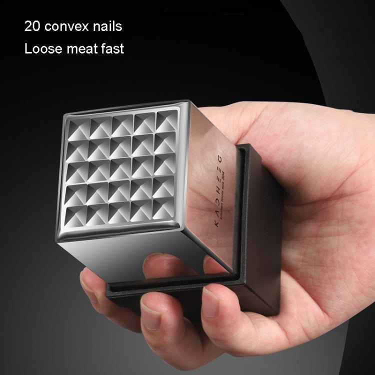 Kacheeg Stainless Steel Steak Tenderizer Double-sided Meat Looper, Style:, Double-sided Meat Looper