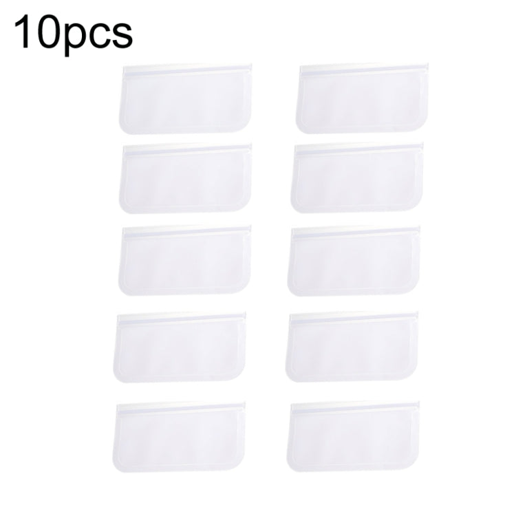 10pcs EVA Refrigerator Reusable Food Airtight Peservation Bag, Size:, Small, Medium, Large, Extra Large Small