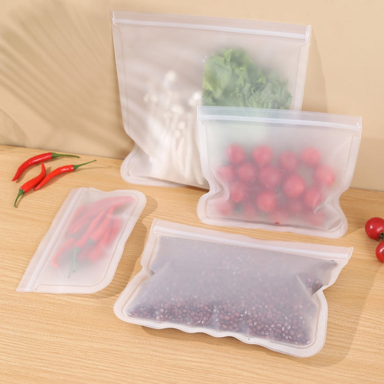 10pcs EVA Refrigerator Reusable Food Airtight Peservation Bag, Size:, Small, Medium, Large, Extra Large