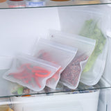 10pcs EVA Refrigerator Reusable Food Airtight Peservation Bag, Size:, Small, Medium, Large, Extra Large