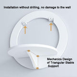 Wall Hanging Shelf Flower Pot Multifunctional Storage Box Room Decoration, Square, Hexagonal, Round