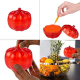 SK116 2pcs Small Pumpkin Fruit Fly Traps Fruit Flying Worm Catcher, (Red)