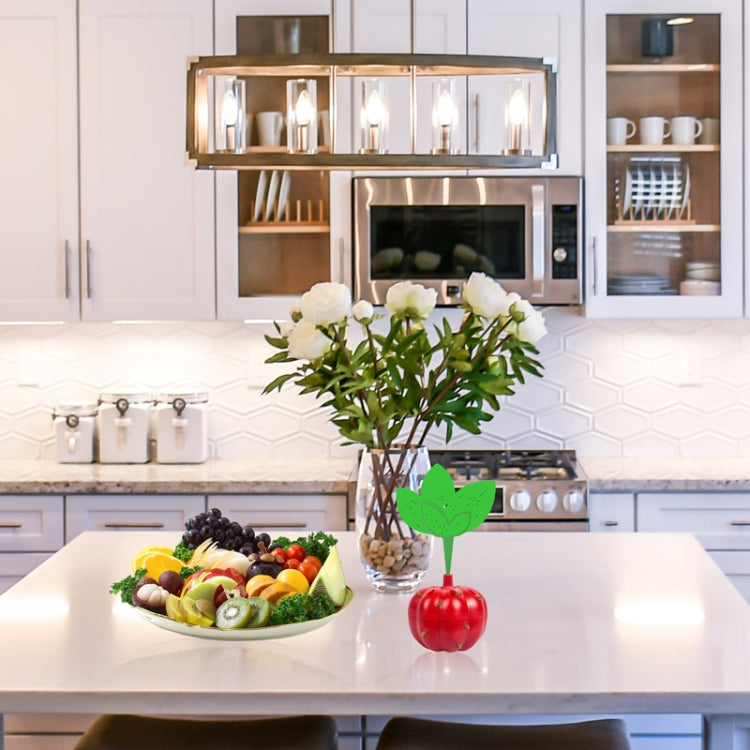 SK116 2pcs Small Pumpkin Fruit Fly Traps Fruit Flying Worm Catcher, (Red)