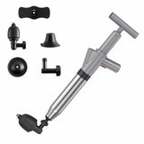 Toilet Pipe Dredger Toilet Sewer Floor Drain Clogged Household High Pressure Pneumatic Tool, HX28 (Green), HX28 (White), HX28 (Gray), HX28 (Black)