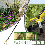 MYL-10 Stirrup Ring Weeding Hoes Garden Tools, 3 Sections 1.2m, 4 Sections 1.6m, 5 Sections 2.0m, 6 Sections 2.4m