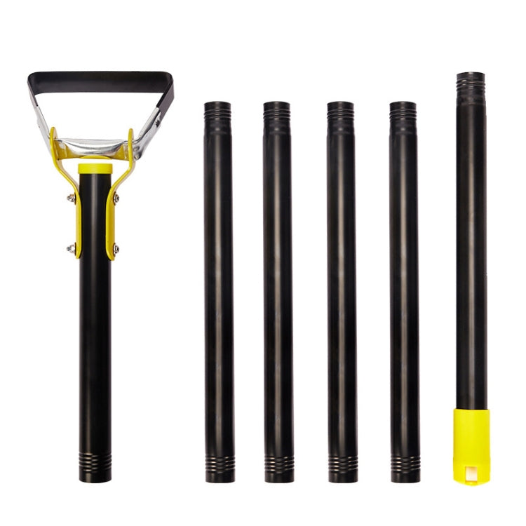 MYL-10 Stirrup Ring Weeding Hoes Garden Tools, 3 Sections 1.2m, 4 Sections 1.6m, 5 Sections 2.0m, 6 Sections 2.4m
