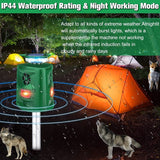 SK698 Solar Powered Animal Repeller 360 Degree Strobe Light Bird Repeller Ultrasonic Rat Repeller, Ultrasonic Rat Repeller