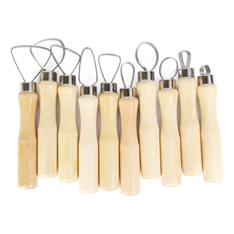 10pcs/set Art Pottery Clay Bulk Scraper Tools, 10pcs/set
