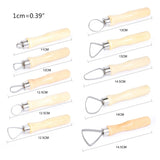 10pcs/set Art Pottery Clay Bulk Scraper Tools, 10pcs/set