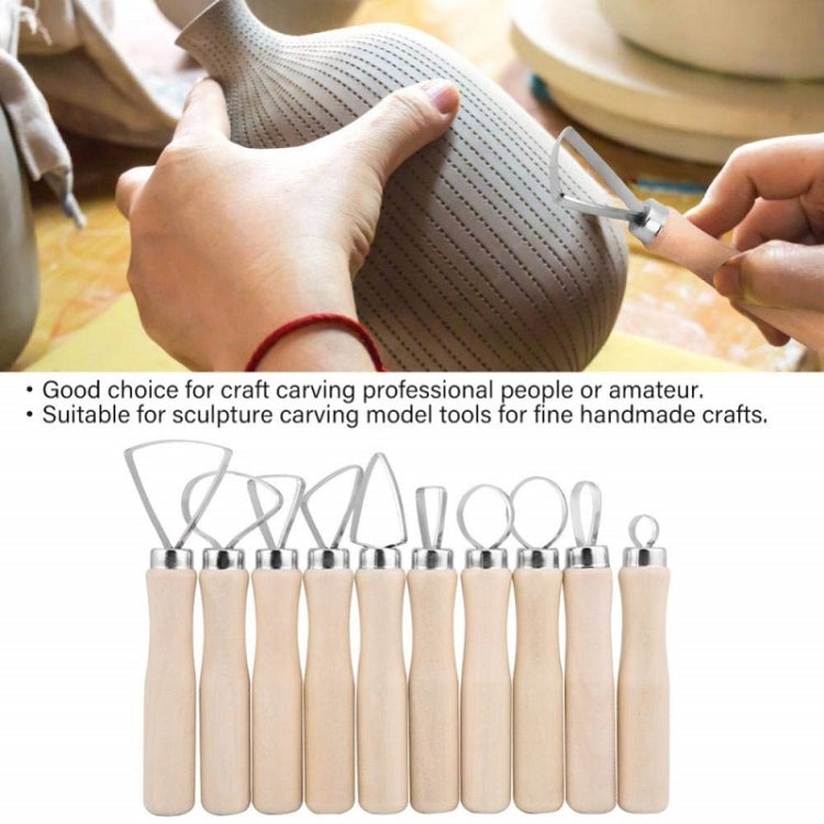 10pcs/set Art Pottery Clay Bulk Scraper Tools, 10pcs/set