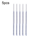 5pcs Ceramic Aluminum Rod Puncher DIY Clay Art Supplies, Seven Needles, Texture Brush