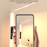 LED Intelligent Digital Display Foldable Desk Lamp, Style:, Charging 2000mAh, Charging 3200mAh, Double Head USB Straight Plug, Double Head Charging 2000mAh, Double Head Charging 3200mAh