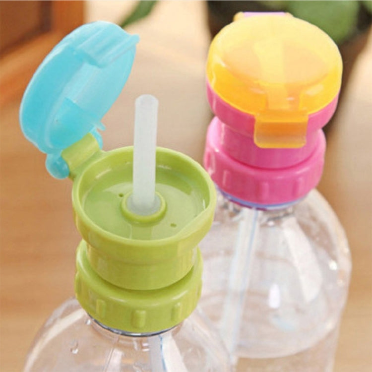 2pcs CJ07205 Baby Straw Lids Portable Drinking Straw Lids for Children, 2pcs Green, 2pcs Pink
