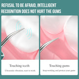 FY-B700 Visual Ultrasonic Scaler Tartar Calculus Tooth Stain Remover Dental Beauty Instrument, Blue Gradient, Red Blue Gradient