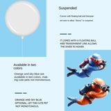 2pcs Fish Tank Diver Aquarium Ornaments Aquascape Decorations, Regular Black, Regular Pink, Regular Green, With Camera Blue, With Camera Black, With Camera Pink, With Camera Green, With Camera Orange, Regular Blue, Regular Orange