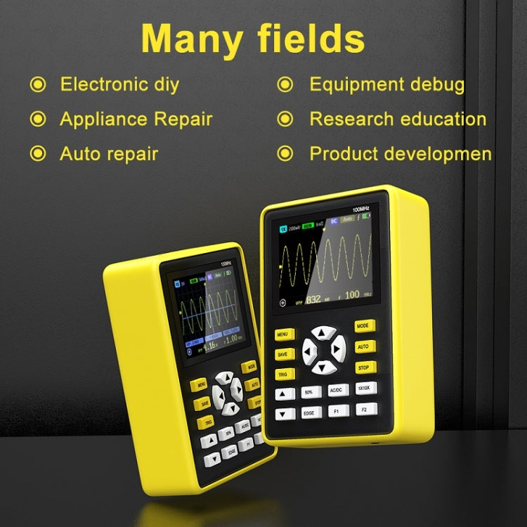 FNIRSI 2.4 Inch IPS Screen 100MHz Digital Oscilloscope, 5012H - Zen Craft