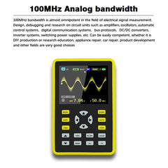 FNIRSI 2.4 Inch IPS Screen 100MHz Digital Oscilloscope, 5012H - Zen Craft