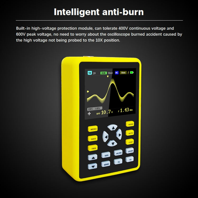 FNIRSI 2.4 Inch IPS Screen 100MHz Digital Oscilloscope, 5012H - Zen Craft