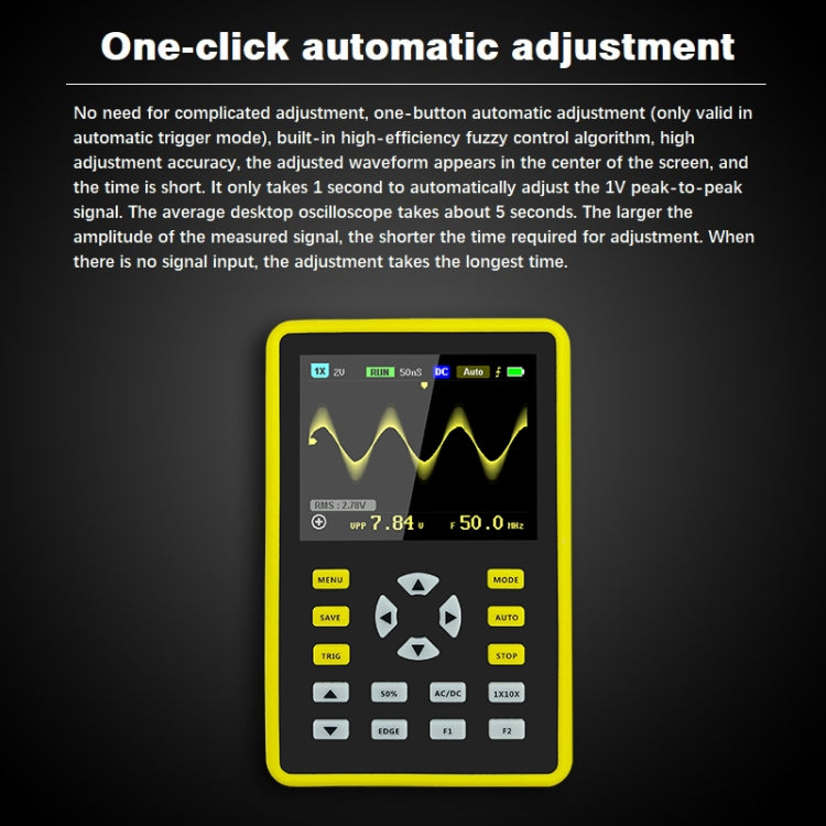 FNIRSI 2.4 Inch IPS Screen 100MHz Digital Oscilloscope, 5012H - Zen Craft