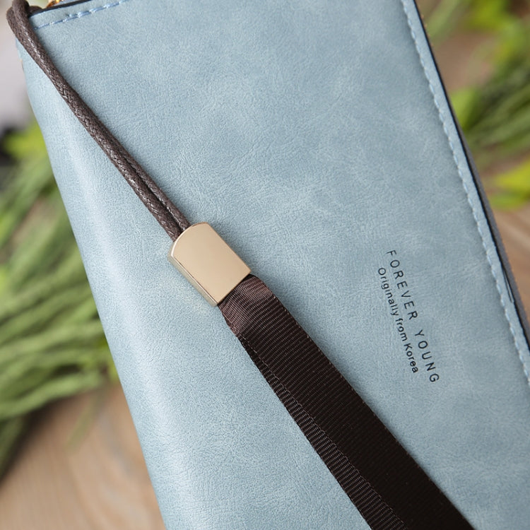 Scrub Long Wallet Lady Wallet Handbag Zipper Purse