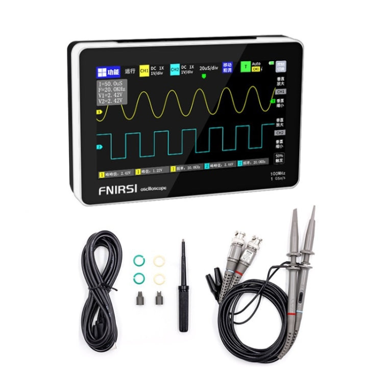 FNIRSI 1013D 1GS Sampling Dual Channel 100M Bandwidth Digital Oscilloscope, US Plug - Zen Craft