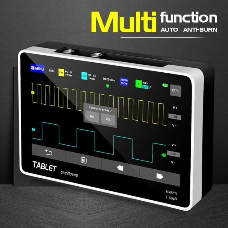 FNIRSI 1013D 1GS Sampling Dual Channel 100M Bandwidth Digital Oscilloscope, US Plug - Zen Craft