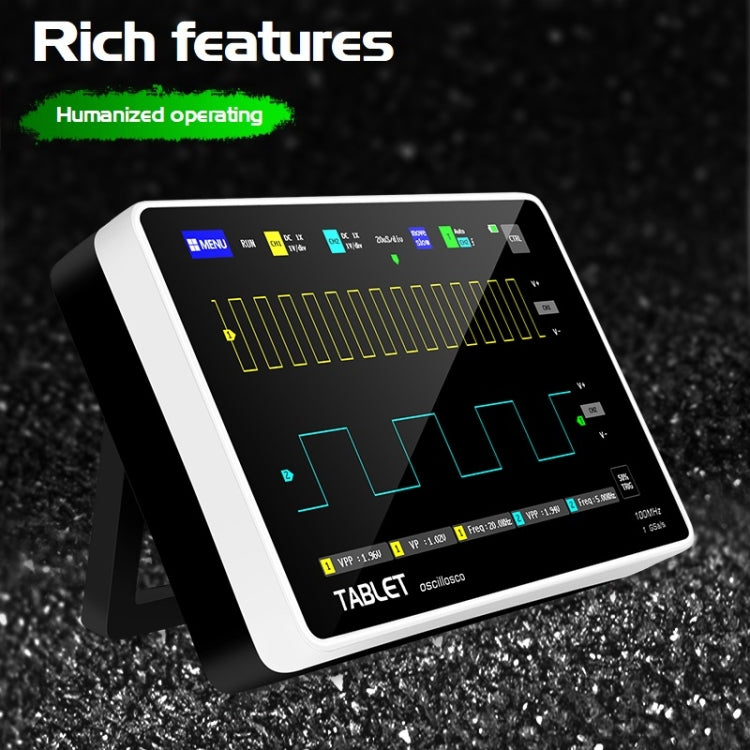 FNIRSI 1013D 1GS Sampling Dual Channel 100M Bandwidth Digital Oscilloscope, US Plug - Zen Craft