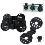 50pcs /Pack Sunshade Net Clip Garden Greenhouse Netting Shade Cloth Fastener, Round Type